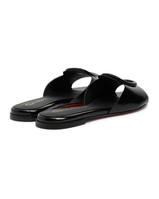 Shoes > flip flops & sliders > sliders Santoni en coloris Black