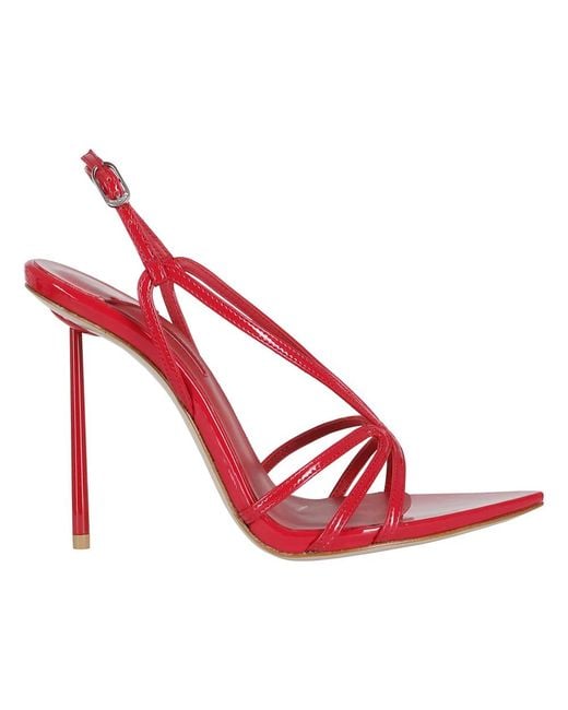 Le Silla Red High Heel Sandals