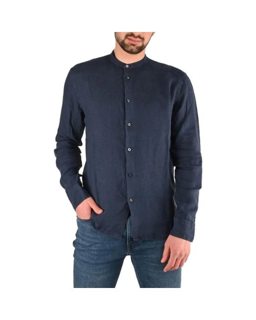 Peuterey Blue Casual Shirts for men