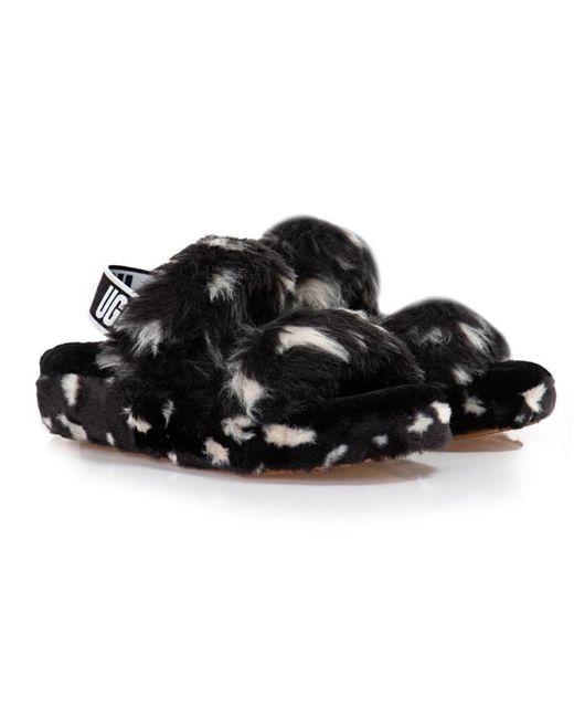 Ugg Schoenen ,Zwart ,Wol Pantoffels Comfortabele Wolmix in het Black