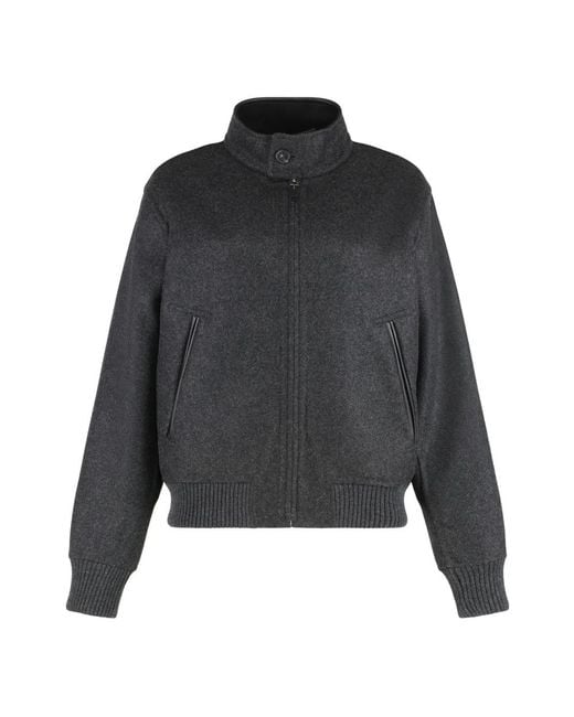 Tod's Gray Bomber Jackets