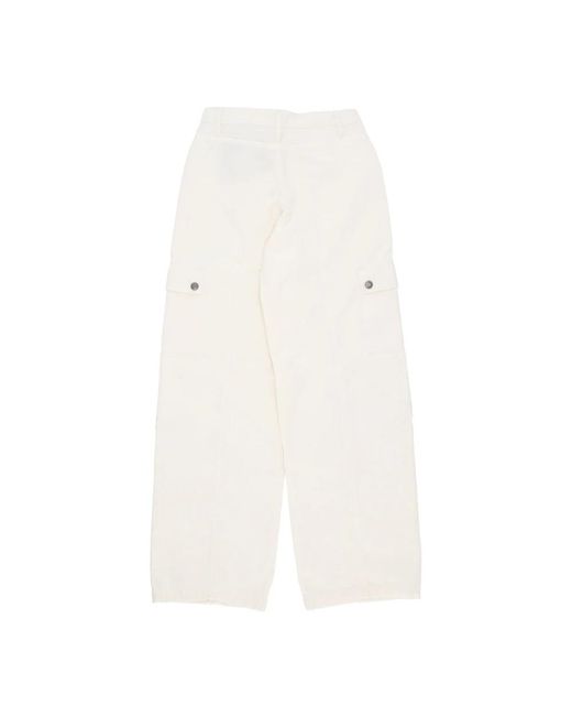 Guess White Wide Trousers