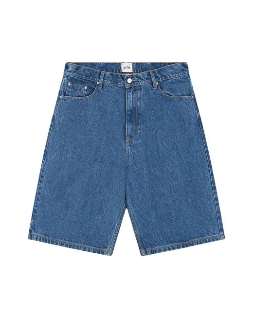 Arte' Blue Denim Shorts for men