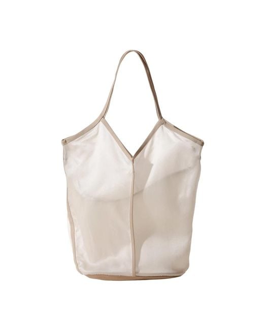 Hereu Natural Calella R Small Cream Taupe Tasche