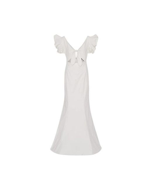ROTATE BIRGER CHRISTENSEN White Maxi Dresses