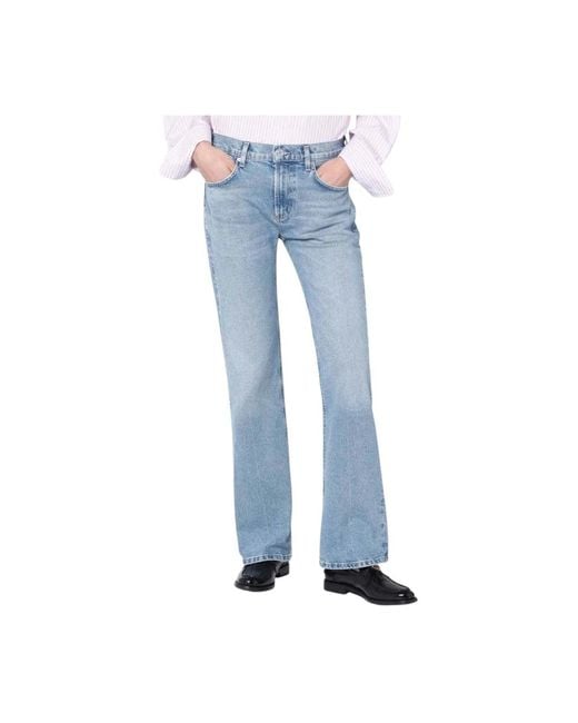 Citizens of Humanity Blue Straight Fit Jeans