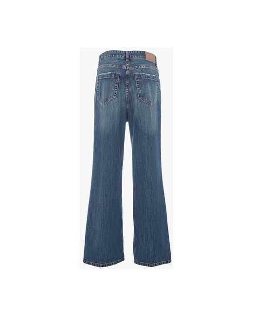Manila Grace Blue Wide Jeans