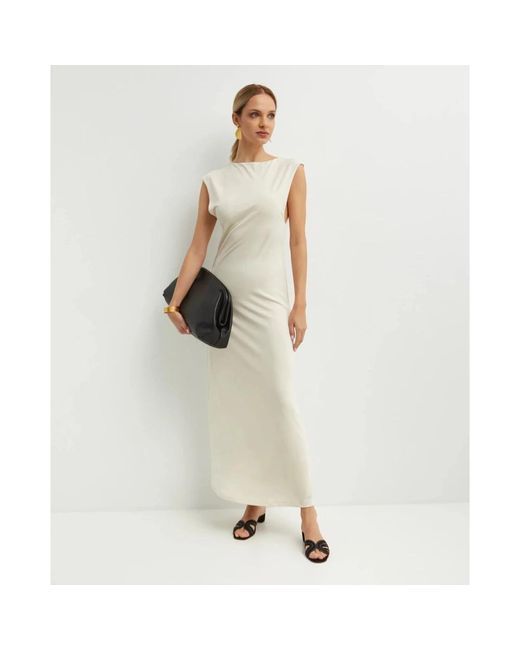 AYA MUSE Kleedjes ,Wit ,Midi Jurk in het White