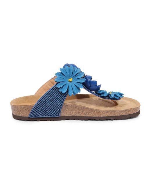 Flip Flops di Maliparmi in Blue