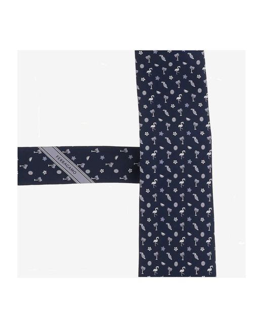 Ties Ferragamo de hombre de color Blue