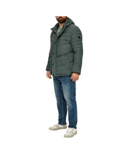 S.oliver Herren Olivgrüne Winterjacke in Green für Herren
