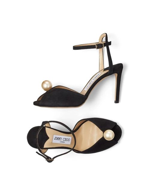 Jimmy Choo Black High Heel Sandals