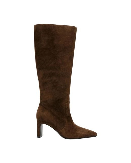 ADRIANNA FERETTI Brown Heeled Boots