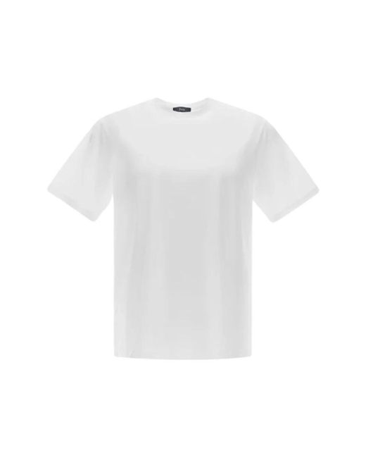 Herno White T-Shirts for men