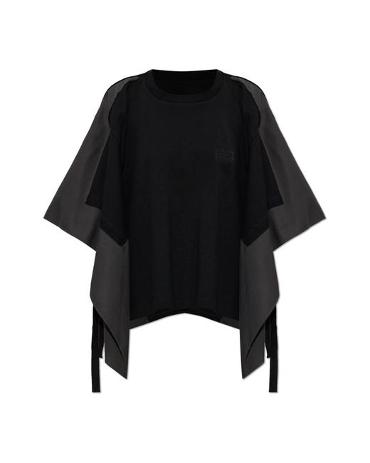 MM6 by Maison Margiela Black T-Shirts