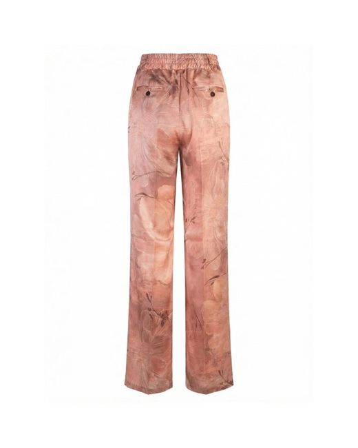 Kiton Pink Wide Trousers