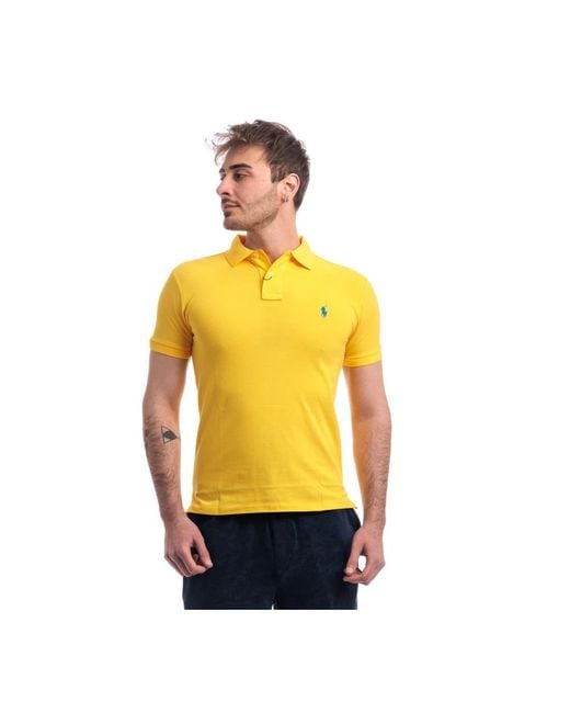 Polo Ralph Lauren Yellow Polo Shirts for men