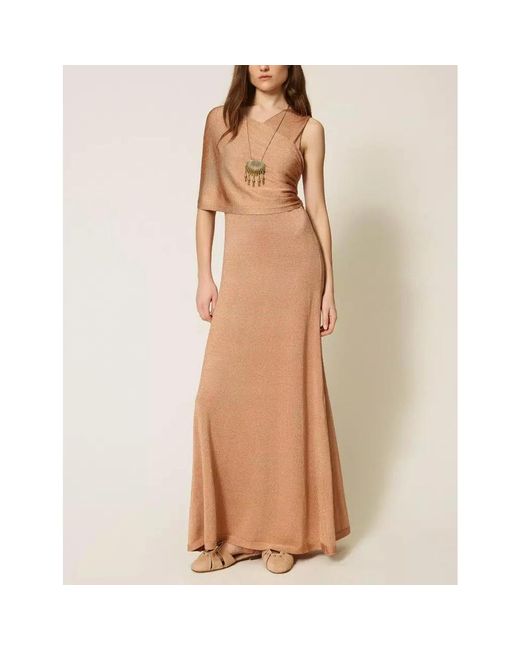 Twinset Brown Gowns