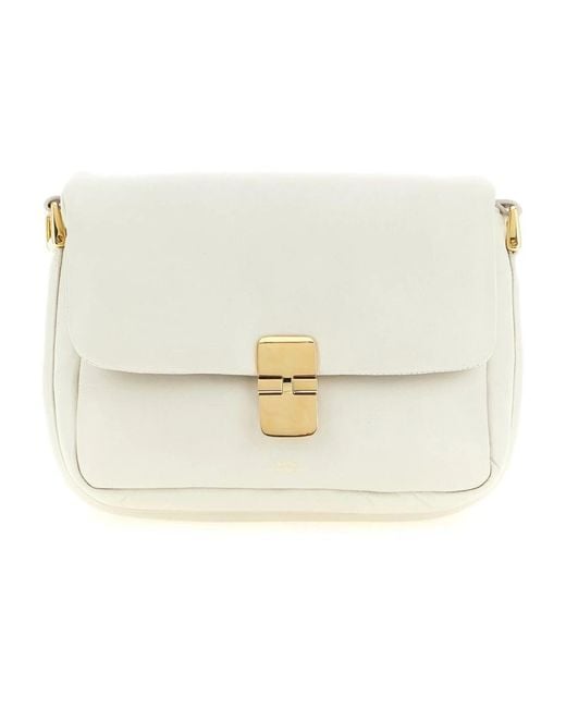 A.P.C. White Cross Body Bags