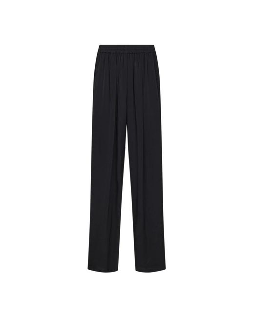 Alaïa Rechte Cady Broek in het Black
