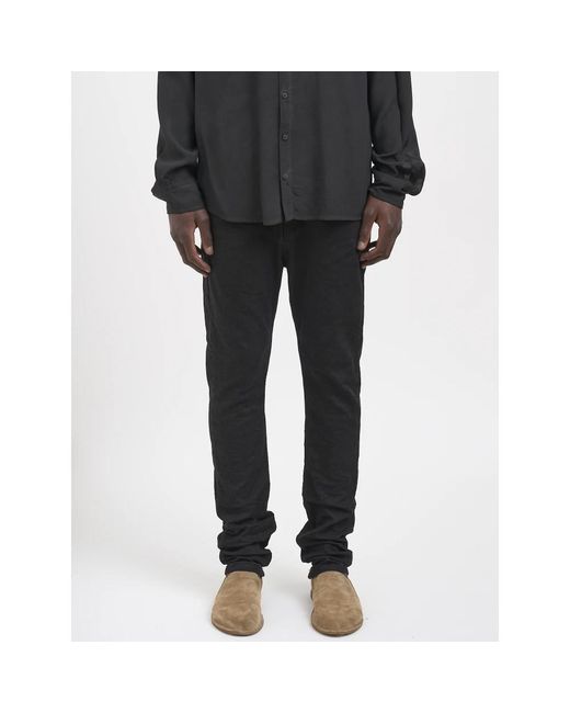 Poeme Bohemien Black Slim Fit Jeans for men