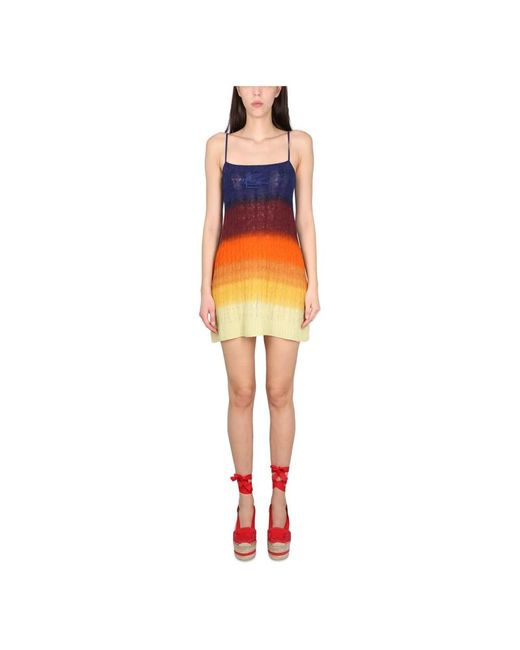 Etro Orange Short Dresses