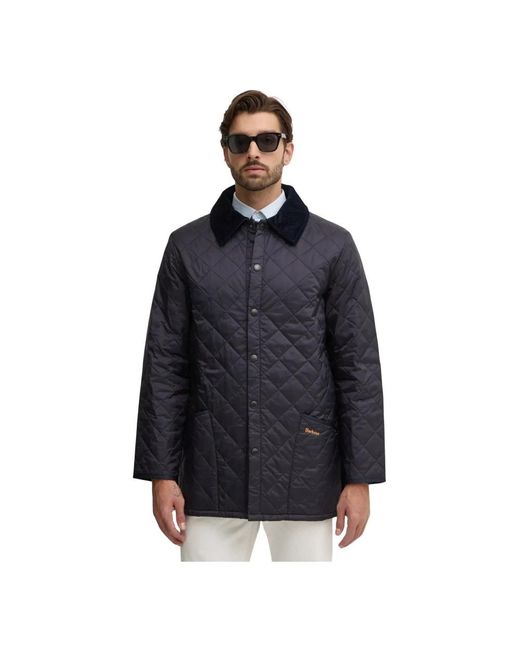 Barbour Down Jassen in het Black voor heren