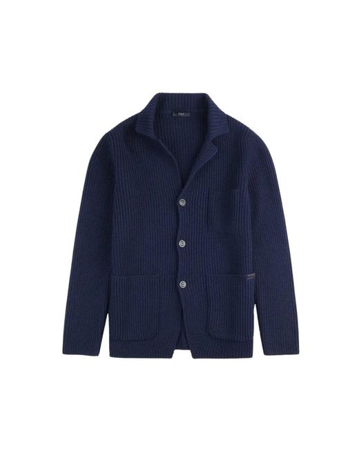 Fay Single-Breasted Jacket in Blue für Herren