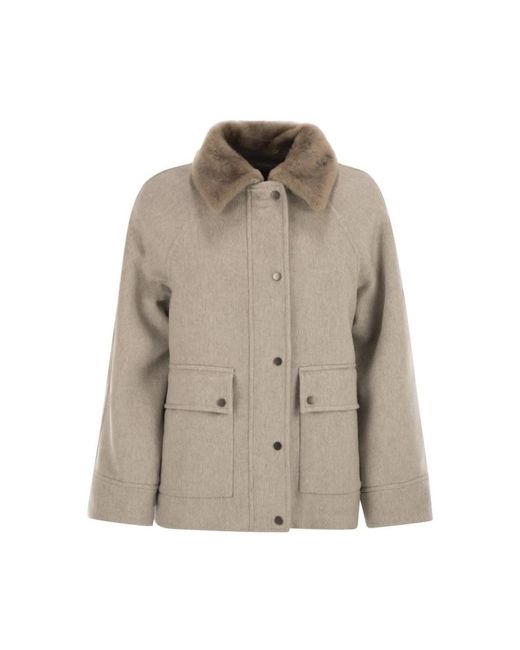 Light Jackets Brunello Cucinelli de color Natural