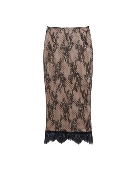 Aniye By Brown Midi Skirts