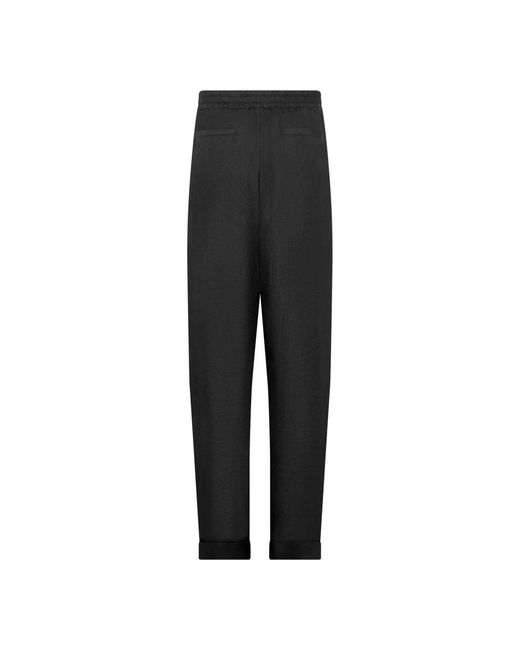 Franzese Collection Black Cropped Trousers for men