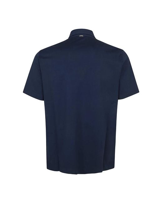 Herno Blue Polo Shirts for men