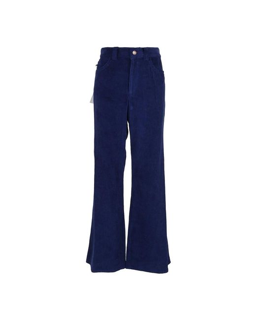 Marc Jacobs Blue Wide Trousers