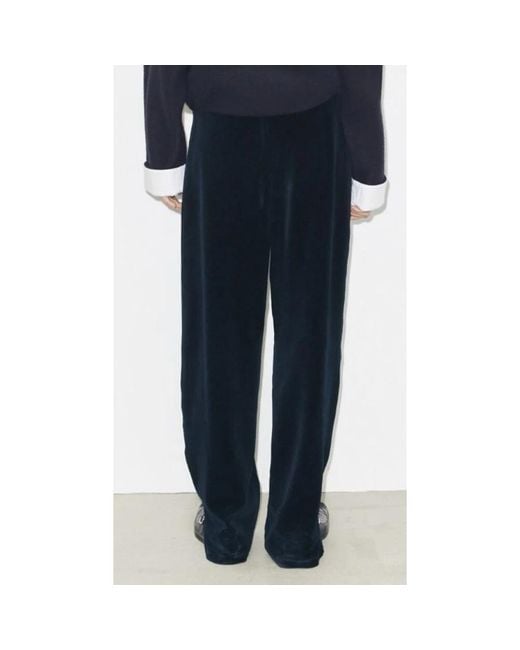 Tory Burch Blue Wide Trousers