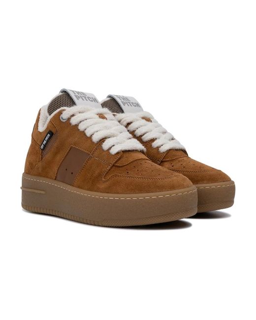 Off The Pitch Brown Sneakers