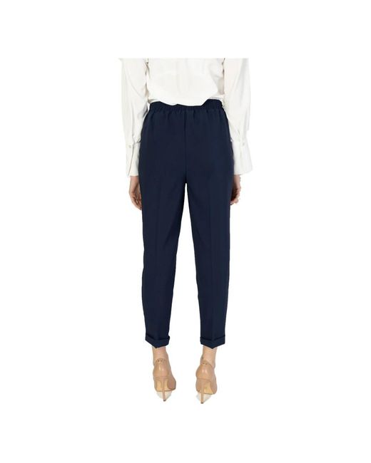 Rinascimento Blue Cropped Trousers