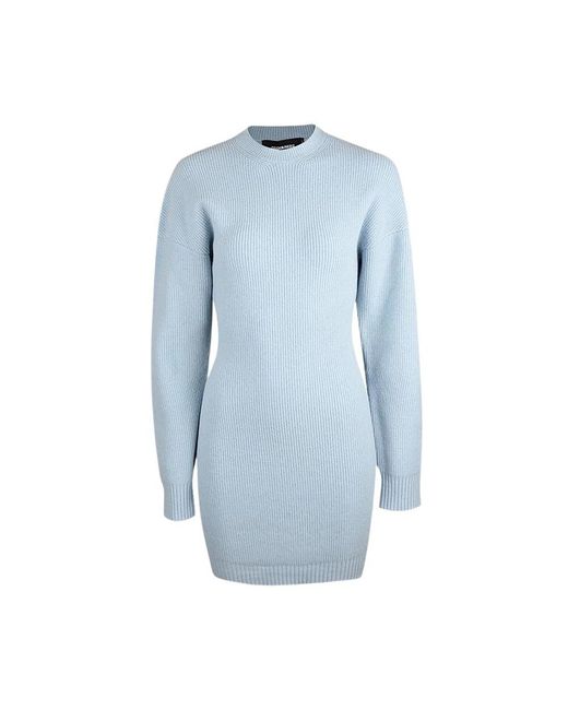 DSquared² Blue Round-Neck Knitwear