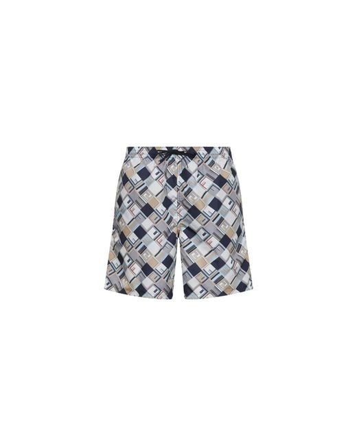 Fendi Blue Beachwear for men