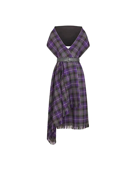 Dior Purple Midi Dresses
