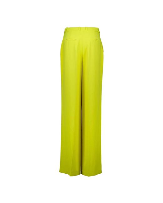 Trousers > wide trousers Elisabetta Franchi en coloris Yellow