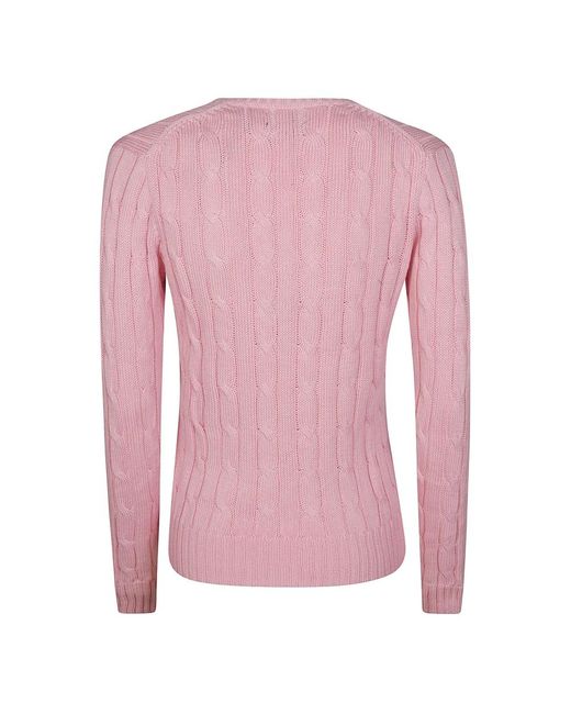 Knitwear > v-neck knitwear Ralph Lauren en coloris Pink