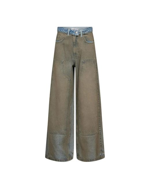 Haute L'Amitié Gray Wide Jeans