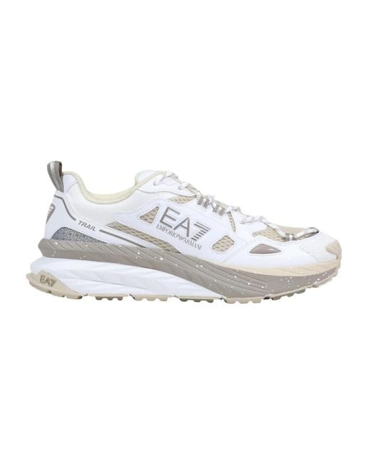 EA7 Schoenen ,Veelkleurig ,Polyester Sneakers in het White voor heren