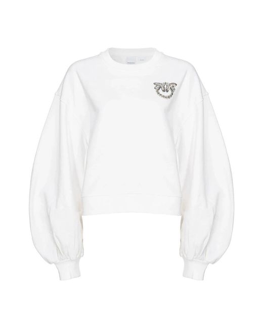 Pinko White Sweatshirts