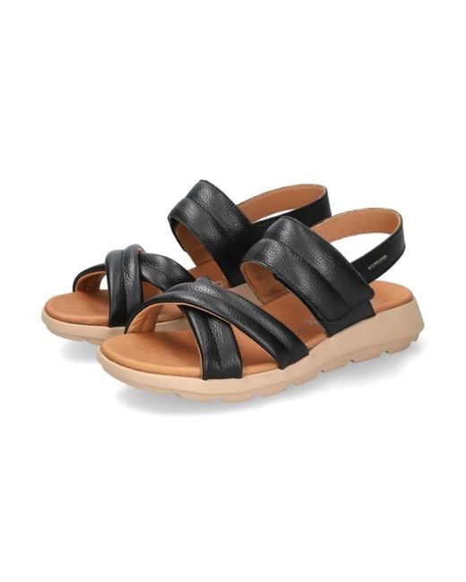 Mephisto Black Flat sandals