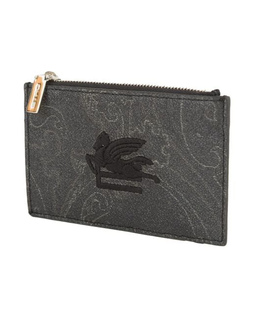 Etro Black Wallets & Cardholders