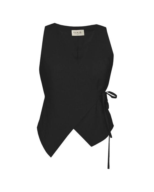 GUAJA. Jassen ,Zwart ,Vest in het Black