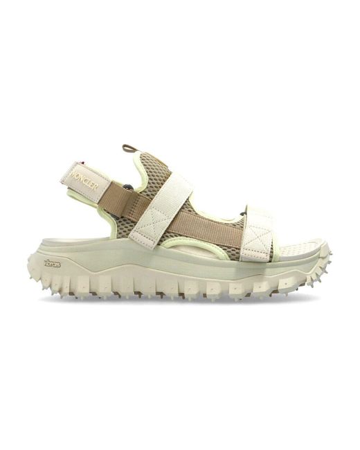 Moncler Metallic Flat Sandals