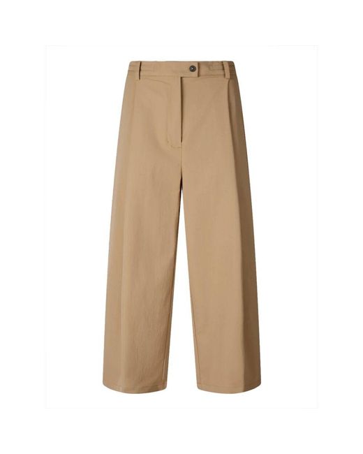 Wide Trousers Save The Duck en coloris Natural
