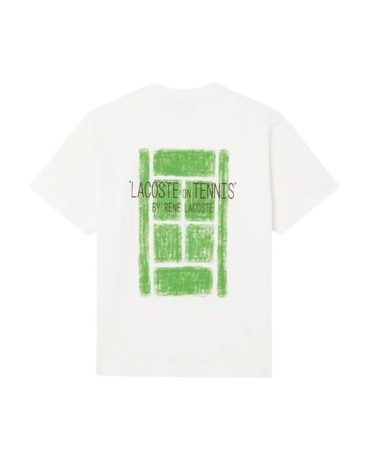 Lacoste White T-Shirts for men